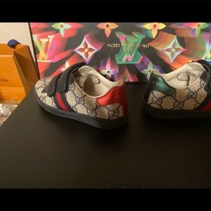 Gucci Kids Ace GG Supreme Sneakers